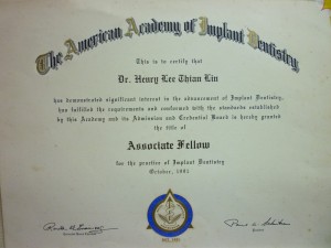 american academy of implant dentistry 