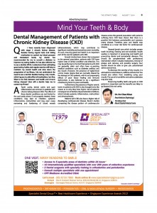 Dental Management of Patients with Chronic Kidney Disease