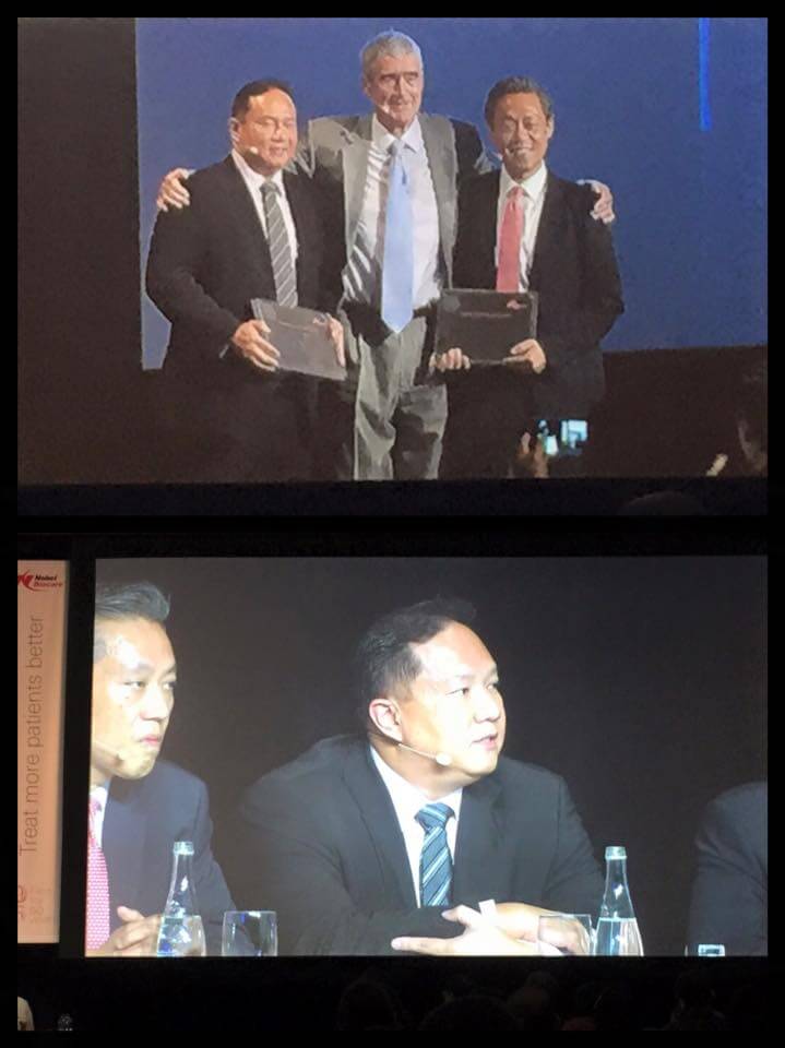 Dr Ho Kok Sen, Dr Neo Tee Khin, Nobel Biocare Symposium 2015