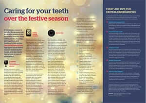 PRIME, December 2015: Caring for your teeth over the festive season