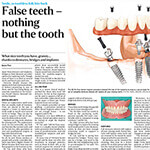 The Straits Times (8 Nov 2016): False Teeth – Nothing but the Tooth (Dr Ho Kok Sen)