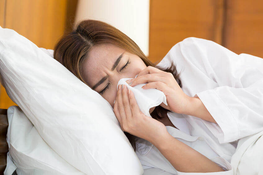 How do you take care of your dental health while you are sick?