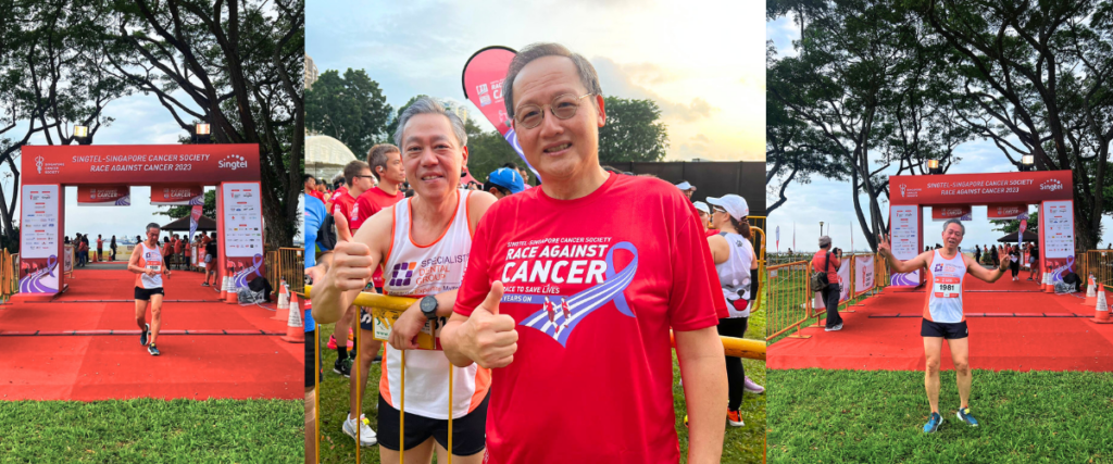 Specialist Dental Group supports Race Against Cancer 2023 | Marathon | Singapore Cancer Society | Cancer Care | Specialist Dental Group | Minister Tan See Leng | Dr Neo Tee Khin