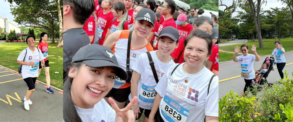 Specialist Dental Group supports Race Against Cancer 2023 | Marathon | Singapore Cancer Society | Cancer Care | Specialist Dental Group | Team Photo | SDG Team in Action