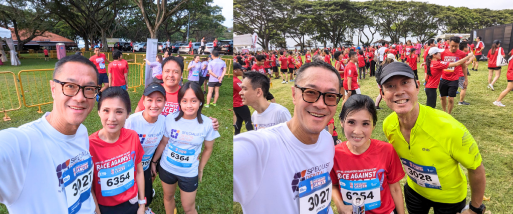 Specialist Dental Group supports Race Against Cancer 2023 | Marathon | Singapore Cancer Society | Cancer Care | Specialist Dental Group | Team Photo | Dr Steven Soo
